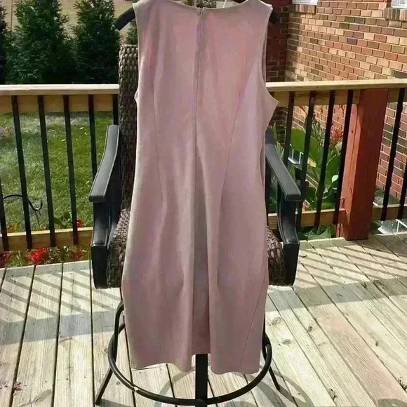 ihot Women’s V-neck sleeveless faux wrap ruched sheath cocktail dress - Picture 4 of 9